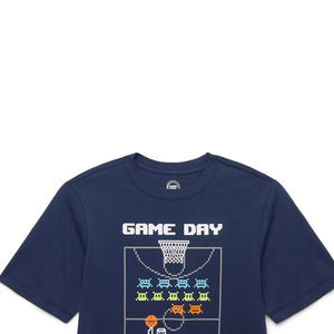 Camiseta de Manga Corta con Cuello Alto de Algodón Premium, Costuras Duraderas, Tacto Suave, Colores Vibrantes, Corte Vintage, Tela de Algodón - Product Image 4