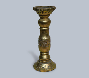 <b>Set</b> of 3 Handmade Wooden Pillar <b>Candle</b> Stand Mango Wood Low MOQ Custom Manufacturer Factory Direct Sale - Product Image 2