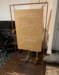 Magnifique support en cuivre pour arche de mariage, idéal pour cérémonies, réceptions, décorations de scène et baby showers - Vente en gros - Product Image 3