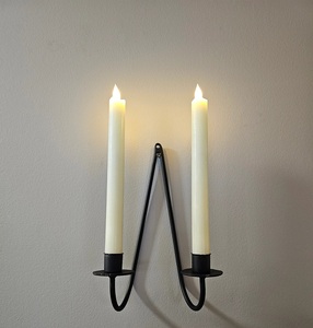 Portavelas de pared de Metal de hierro de gran calidad, perfecto para decoración de bodas y velas románticas, bollos de pared de ambiente - Product Image 3