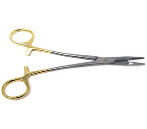 Porte-aiguille réutilisable avec ciseaux pince à aiguille chirurgicale porte-épingle orthopédique vétérinaire avec coupeur - Product Image 1