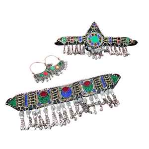 ชุดเครื่องประดับแต่งงานวินเทจ สร้อยคอ ต่างหู กำไลข้อมือ  ทำจากสแตนเลสคุณภาพสูง ชุบโรเดียม รูปทรงตามสั่ง ผลิตจากโรงงานโดยตรง - Product Image 1