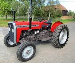 Tracteurs Massey Ferguson 240 70HP 4WD à transmission par engrenages, tracteur agricole avec moteur, boîte de vitesses et pompe, haute productivité - Product Image 5