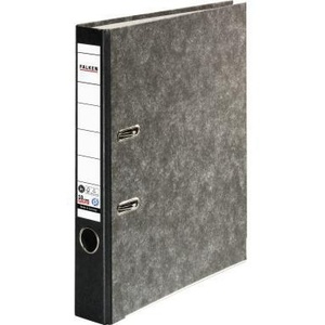 Falken 50mm DIN <b>A4</b> Binder Cardboard File <b>Folder</b> with Outer Paper and Inner Black Paper Lamination - Product Image 1