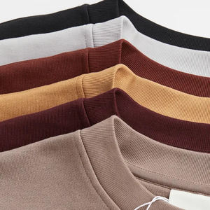 Sudadera con capucha de felpa francesa de gran tamaño informal personalizada Sudadera de cuello redondo de algodón 100% de alta calidad para hombres sudaderas con capucha - Product Image 5