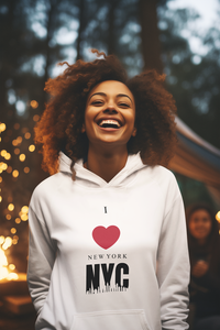 Love New York Men Sudaderas con capucha hechas de tela de lana de algodón 100% lavado ácido - Product Image 3