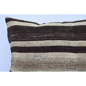 <b>Beige</b> Vintage Pattern Wool Patchwork Kantha Pillow Luxury 28x28 Inch Decorative <b>Cushion</b> for Living Room - Product Image 2