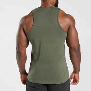 Vente en gros de débardeurs en coton pour hommes personnalisés Techniques lavées pour le fitness, l'entraînement sportif, la course à pied, la musculation - Product Image 3