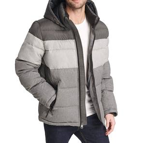 Veste d'hiver matelassée personnalisée pour l'équitation Sweat à capuche à bulles style rue avec col montant Veste d'hiver froide pour hommes - Product Image 5