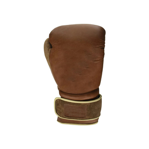 Professional Leather Boxing Gloves Laced-Up <b>Adjustable</b> Wrist <b>Strap</b> for Adults Training Use - Product Image 2