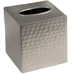 Porta Servilletas Metálico QAMAR OVERSEAS, Caja para Pañuelos con Recubrimiento en Polvo Negro, Diseño Martillado Espacial Navideño para Hogar y Oficina, Venta al Por Mayor - Product Image 4