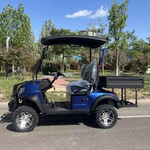 Nuevo 4 + 2 Seat Electric Touring Car Club Car Electric Golf Cart Classic Hunting Cart para la venta - Product Image 1