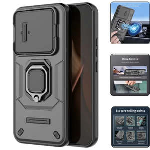 Supporto Magnetico ad Anello per Telefono 15T, Robusto in TPU e PC, Antiurto e Antimpronta, Compatibile con 11Pro Plus - Product Image 1