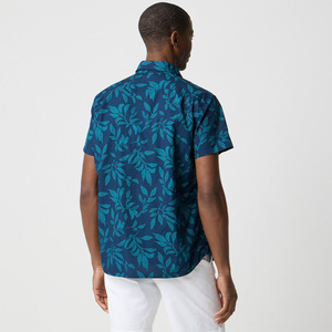 Camisas de manga corta estampadas para hombre de algodón suave con etiqueta personalizada Logotipo de impresión bordado y marca para ropa informal - Product Image 5