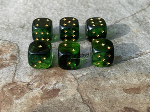 Juego de Dados Poliédricos de Resina Hechos a Mano de 7 Piezas, Equilibrio Premium para Juegos de Mesa de Rol DND, Coleccionistas de Hobbies, Tradebyd - Product Image 4