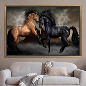 Tableau imprimé sur toile : Décoration élégante pour bureau et maison de campagne, TOILE ENCADRÉE DORÉE - Product Image 1