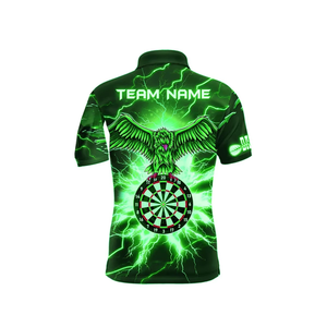 Haute qualité entièrement sublimé hommes pour Polo T-Shirt Logo brodé tissu tricoté méthode d'impression par transfert de sublimation - Product Image 2