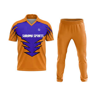 New Custom Number & Logo Design Cricket Uniform Sports Wear Men Cricket Uniform Made in Pakistan <b>Kits</b> - Product Image 1