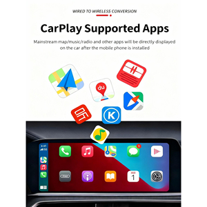 Adattatore Wireless Carplay con Supporto USB-A per Apple Carplay e Android Auto, Include Adattatori USB-A e C, Design Cubico Monolitico - Product Image 3