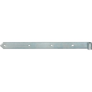 VORMANN Blue Zinc-Plated Medium-Duty Steel Hinge Strap 37mm Width 500mm Length 5mm Thickness Pack Size 10 for Metal Hangers - Product Image 1