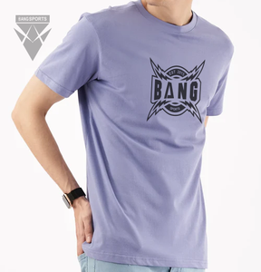 เสื้อยืดลำลองแขนสั้นสำหรับผู้ชายเสื้อยืดผ้าฝ้าย100% 180กรัมพิมพ์สกรีนผ้าไหมคุณภาพสูงลวดลายทึบซักง่าย - Product Image 4