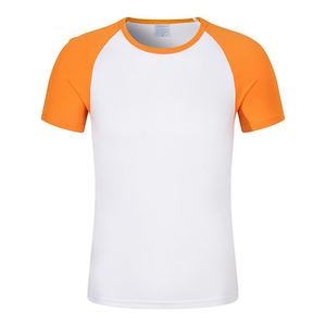 T-Shirt Homme en Jersey Tri-Blend 50% Polyester Recyclé 38% Coton 12% Rayonne Manches 3/4 Style Raglan - Product Image 5