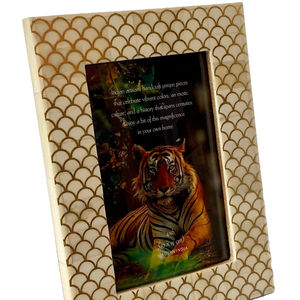 Cadre photo en bois personnalisable avec logo Fabriqué en Inde par Sheeri Handicraft Prix d'usine Cadre en os personnalisé en os - Product Image 3