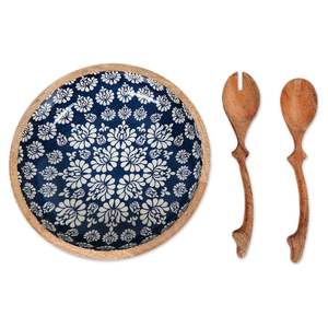 Tazón de Madera para Frutas y Aperitivos con Revestimiento de Esmalte para Comedor, Cocina, Tazón para Servir, Ensaladera, Tazón para Arroz para Restaurante - Product Image 1