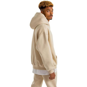 2025มีฮู้ดผ้าฟลีซสำหรับผู้ชายผ้าโพลีเอสเตอร์ผสมผ้าฟลีซเทอร์รี่มีฮู้ดพิมพ์ลายสกรีนโลโก้ปัก - Product Image 3