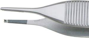 TC Adson Tissue Forceps 4,75 "Dientes 1x2, Puntas de plataforma de inserción de carburo de tungsteno-SurgicalExcel - Product Image 2