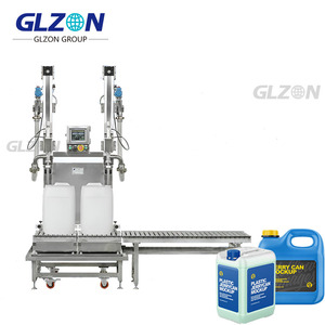 Ligne de remplissage automatique de bidons pour l'huile |   Lubrifiant en résine époxy plus liquide avec machine de capsulage |   Machine de remplissage de liquides - Product Image 5