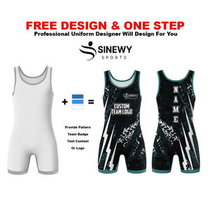 Service OEM, logo personnalisé, justaucorps de lutte unisexe, arts martiaux, justaucorps de lutte professionnel pour femmes - Product Image 4