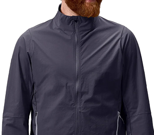 SPRINT SPORTS Unisex Full Zip Windproof Eco-Friendly Quick Dry <b>Cycling</b> <b>Jacket</b> Long Sleeve Mustard Color 100% Polyester Adult - Product Image 4