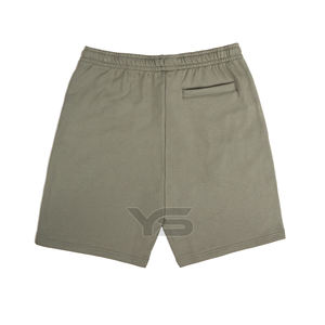 Logo personnalisé ODM Service Shorts pour hommes Active Wear Shorts pour hommes avec cordon de serrage Shorts d'été en coton uni Shorts de sport pour hommes - Product Image 3