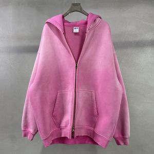 Ventes en gros de sweats à capuche personnalisés pour hommes, sweats à capuche personnalisés avec impression en relief, sweats à capuche unisexes, sweats à capuche vintage délavés à l'acide - Product Image 6