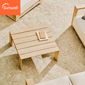 Ensemble <span class=keywords><strong>de</strong></span> meubles <span class=keywords><strong>de</strong></span> jardin en bois massif <span class=keywords><strong>pour</strong></span> patio, construction en teck durable, salon 5 places, canapés <span class=keywords><strong>pour</strong></span> cour et <span class=keywords><strong>balcon</strong></span> - Product Image 5