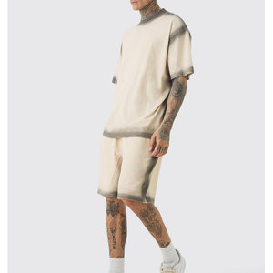Camiseta Corta para Hombre, Personalizada al por Mayor, de Alta Calidad, de Marca, Último Modelo, Cuello Extendido, Estampada, Ecológica, de Poliéster/Algodón - Product Image 4