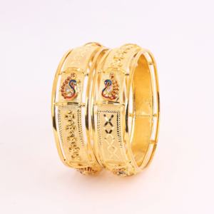 ขึ้นรูปชุบทอง Kada ในโอกาสพิเศษเครื่องประดับแฟชั่นของขวัญทอง Kada สำหรับผู้หญิงทองแดงและทองเหลือง chapado En Oro laminado - Product Image 1