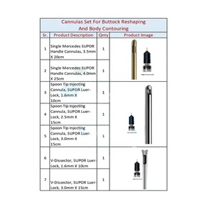 Juego de Cánulas Profesionales para Remodelación de Glúteos y Escultura Corporal, Duraderas y Seguras para Tratamientos Estéticos y Cirugía Plástica - Product Image 4
