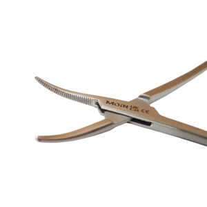 Instrument chirurgical manuel incurvé de précision Pince à moustiques efficace pour les procédures d'hémostase Serrage et préhension - Product Image 6