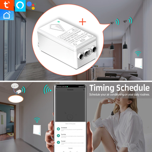 1-Gang Smart Wireless WiFi Light <span class=keywords><strong>Switch</strong></span> Tuya App Control remoto 600M Range 10A Interruptor de pared impermeable 10A <span class=keywords><strong>Kit</strong></span> de receptor - Product Image 2