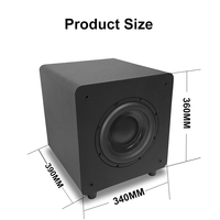 Subwoofer activo Hi-Fi profesional de 300W de alta calidad para altavoz de equipo de sonido de estudio de monitor