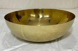 Tazón de Metal Decorativo para Servir Alimentos, Hecho a Mano, con Acabado Brillante, Tazón de Metal para Servir Frutas - Product Image 6