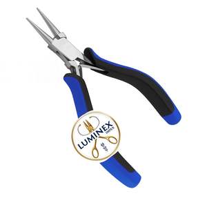 Customized Stainless Steel <b>Round</b> <b>Nose</b> <b>Pliers</b> High Quality Red/Black Color Jewelry Making Equipment Customized Logo 5" Size DIY - Product Image 4