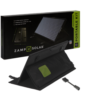 แผงโซลาร์เซลล์แบบพับได้ ชุดชาร์จ 45 วัตต์ ใช้ได้กับ Dometic PLB40 ซีรีส์ Zamp Solar OBSIDIAN - Product Image 1