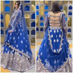 Lehenga choli เทศกาลขายดีที่สุดใน georgette และวัสดุสุทธิสำหรับงานแต่งงานอินเดียและกิจกรรมทางวัฒนธรรมสวมใส่ - Product Image 4