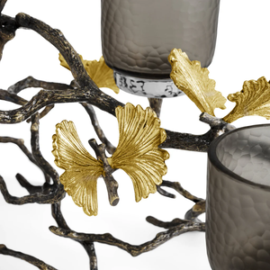 Minimalist Matte <b>Black</b> Iron <b>Candle</b> Holder Stand Elegant Home Decoration with Customized Print for Christmas - Product Image 6