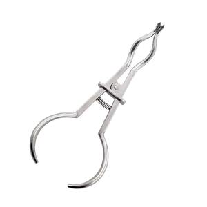 Pinzas Manuales Ligeras de Color Marfil de 17 cm, Herramienta de Colocación de Dique Dental de Goma, Acero Inoxidable, Accesorio Ergonómico de Endodoncia - Product Image 6