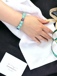 DAFNI สร้อยข้อมือหินคริสตัลประดับลูกปัดยืดหยุ่น ของขวัญส่งเสริมการขายทำมือ รุ่นยูนิเซ็กส์ หมายเลข 44 - Product Image 1