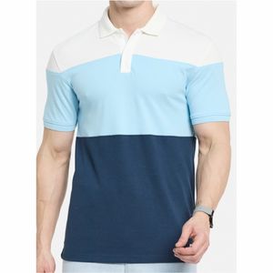 เสื้อโปโลผู้ชายสีพื้นเสื้อโปโลระบายอากาศ - Product Image 1